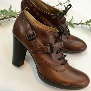 Barneys New York Co-op Brown Ankle Booties
